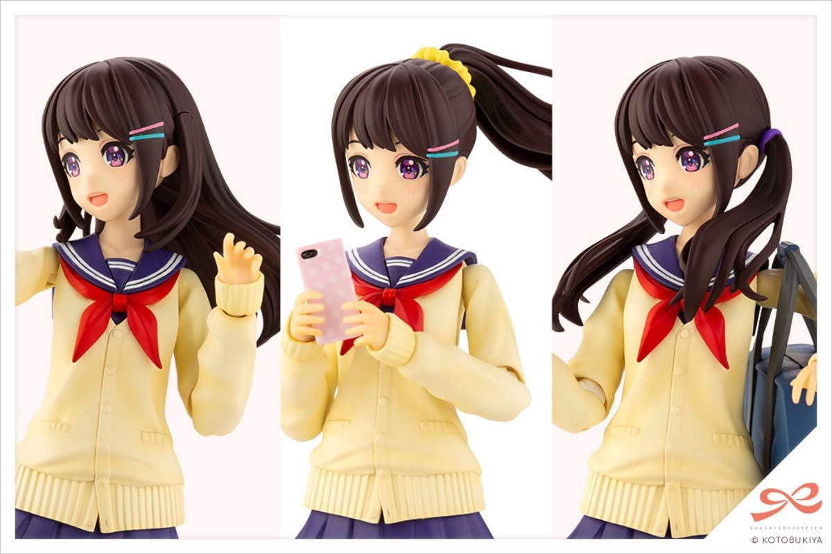 Kotobukiya Sousai Shojo Teien figurine Plastic Model Kit 1/10 Madoka Yuki Touou High School Winter Clothes 15 c