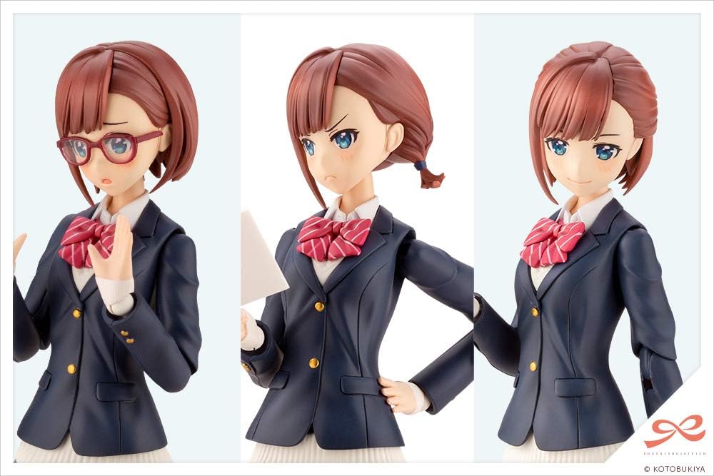 Sousai Shojo Teien Plastic Model Kit 1/10 Koyomi Takanashi Ryobu High School Winter Clothes Figure