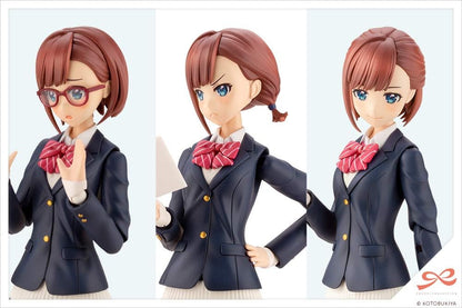 Sousai Shojo Teien Plastic Model Kit 1/10 Koyomi Takanashi Ryobu High School Winter Clothes Figure