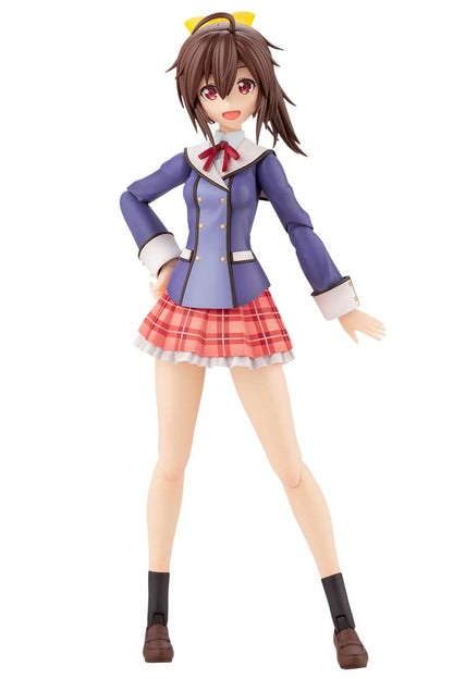Kotobukiya Sousai Shojo Teien figurine Plastic Model Kit 1/10 Ao Gennai Wakaba Girls' High School Winter Clothes 16 cm