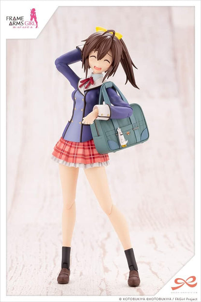 Kotobukiya Sousai Shojo Teien figurine Plastic Model Kit 1/10 Ao Gennai Wakaba Girls' High School Winter Clothes 16 cm