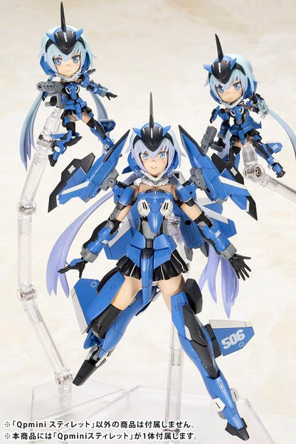 Kotobukiya Frame Arms Girl figurine Plastic Model Kit Qpmini Stylet 8 cm