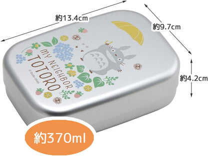 SKATER ALB5NV-A Lunchbox für Kinder, Aluminium, 370 ml, Mein Nachbar Totoro, Sanpomichi, Ghibli, hergestellt in Japan