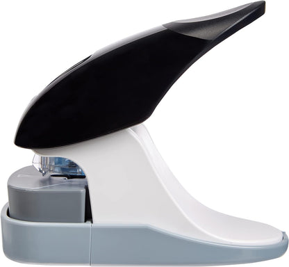 PLUS Japan, Staple-Free Stapler Desktop Model Black, 10 Sheet stapling Capacity, 1 Piece Pack (1 x 1 Stapler