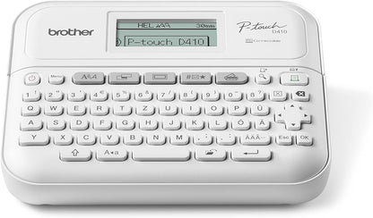 Brother PT-D410 Beschriftungsgerät für das Homeoffice und Büro (für 3, 5 bis 18 mm breite TZE-Schriftbänder, bis zu 20 mm/Sek. Druckgeschwindigkeit