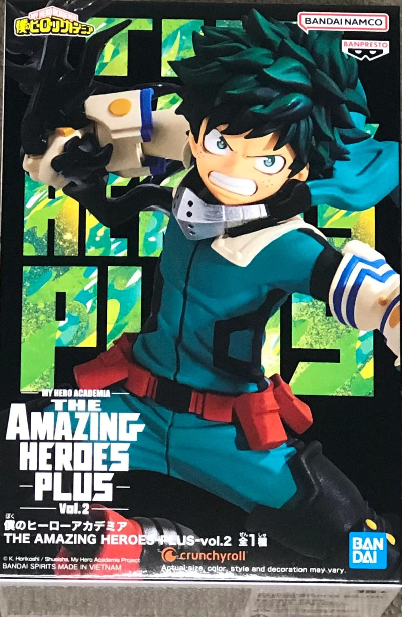 Banpresto my hero academia - izuku midoriya - fig. The amazing heroes plus 13cm