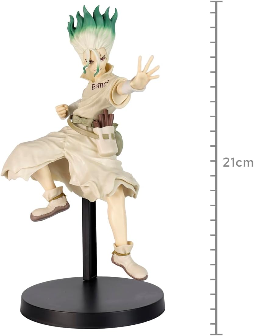 BANDAI - Banpresto - Dr.Stone - Figure Of Stone World - Senku Ishigami II Statue