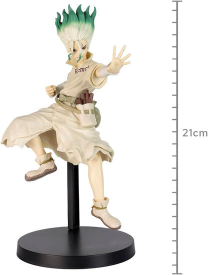 BANDAI - Banpresto - Dr.Stone - Figure Of Stone World - Senku Ishigami II Statue