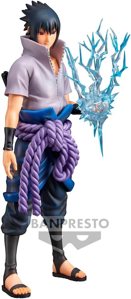 Banpresto Figura de Acción Uchiha Sasuke Naruto Shippuden - Grandista Nero #2 28cm BP19741 Multicolor