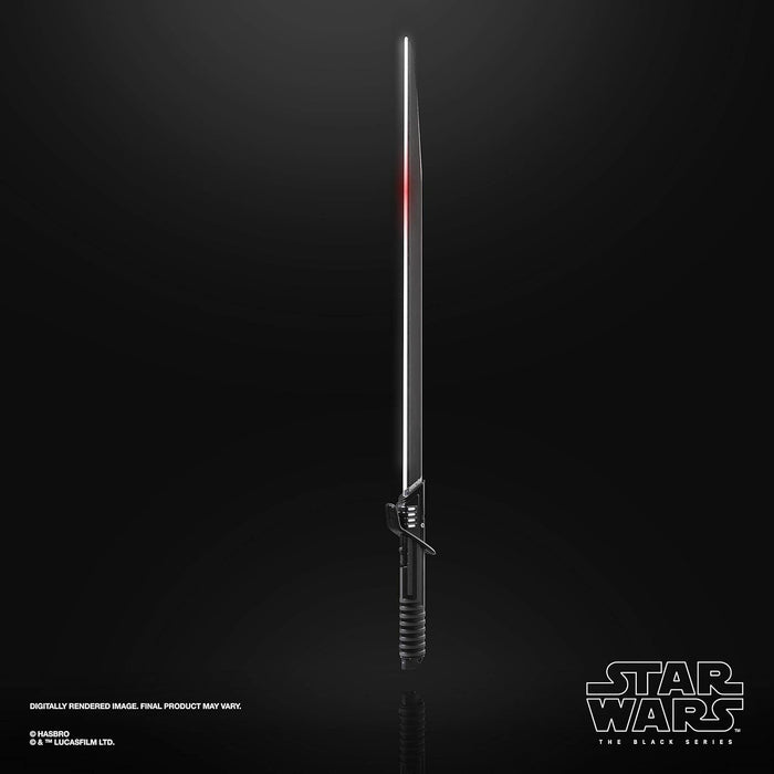 Star Wars The Black Series Mandalorian Darksaber Force FX Elite Lightsaber with Advanced LEDs, Sound Effects, Adult Collectible Roleplay