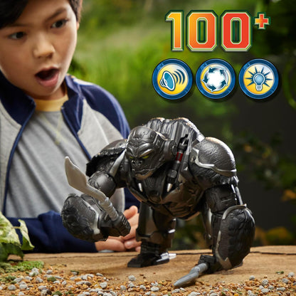 TRANSFORMERS: Rise of the Beasts Command & Convert Animatronic Optimus Primal 31.5-cm Electronic Toy For 6+ Years, Includes: figure, 2 accessories and instructions. PRIMAL ANIMATRONIC