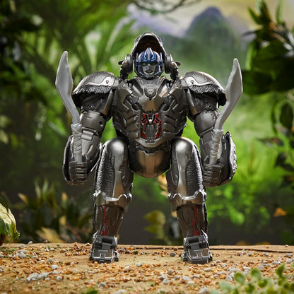 TRANSFORMERS: Rise of the Beasts Command & Convert Animatronic Optimus Primal 31.5-cm Electronic Toy For 6+ Years, Includes: figure, 2 accessories and instructions. PRIMAL ANIMATRONIC
