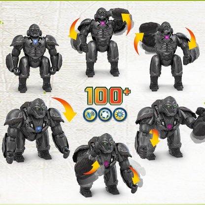 TRANSFORMERS: Rise of the Beasts Command & Convert Animatronic Optimus Primal 31.5-cm Electronic Toy For 6+ Years, Includes: figure, 2 accessories and instructions. PRIMAL ANIMATRONIC
