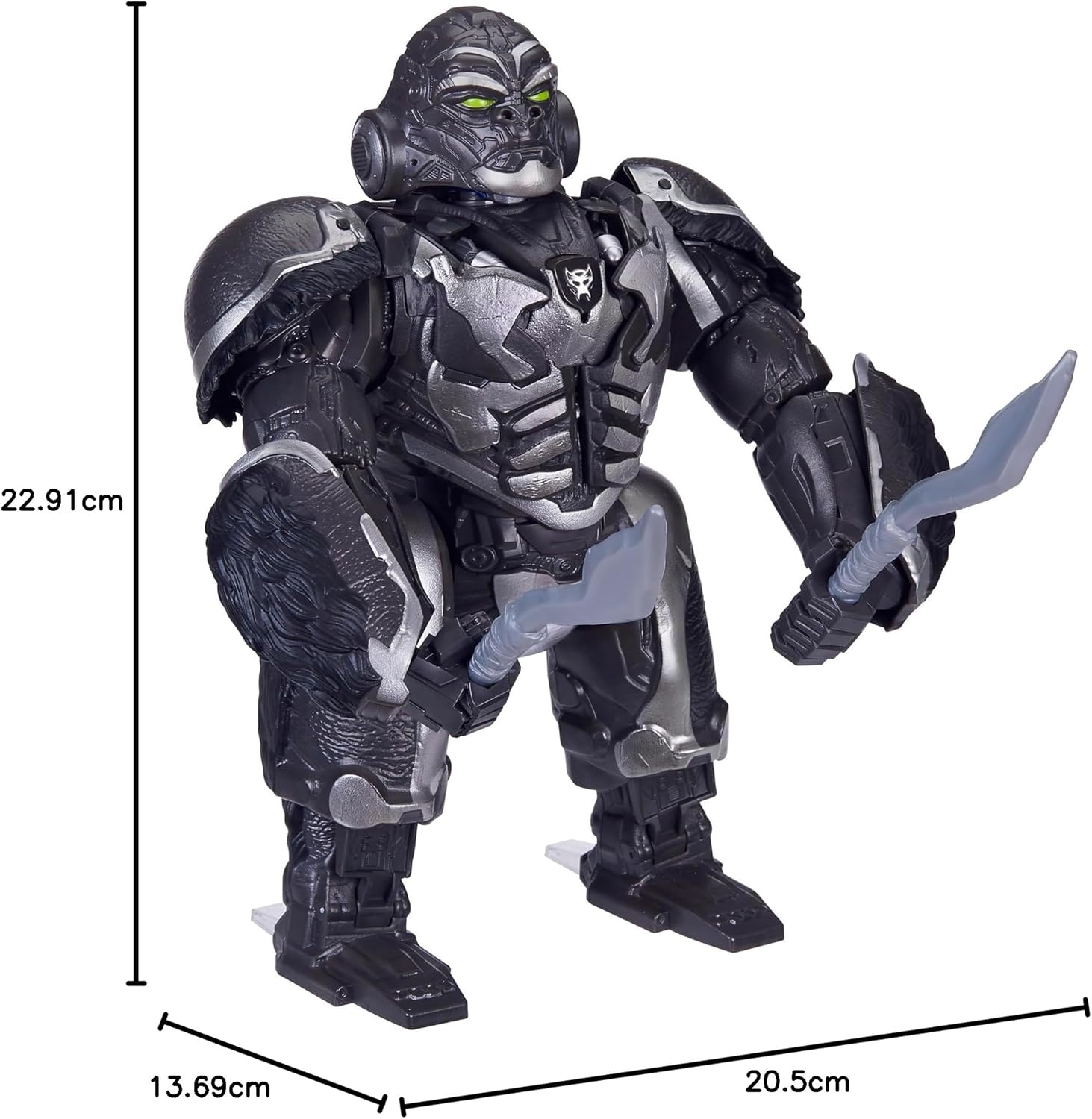 TRANSFORMERS: Rise of the Beasts Command & Convert Animatronic Optimus Primal 31.5-cm Electronic Toy For 6+ Years, Includes: figure, 2 accessories and instructions. PRIMAL ANIMATRONIC