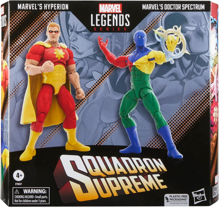 Marvel Squadron Supreme Legends Pack of 2 Hyperion Doctor Spectrum 6-inch Action Figures