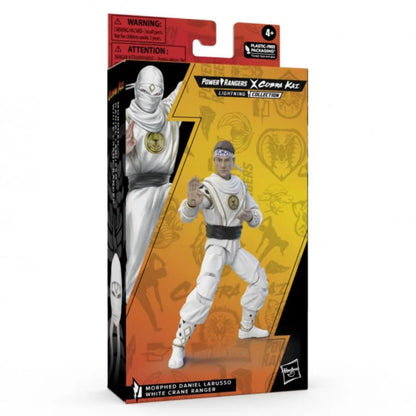 Hasbro Power Rangers x Cobra Kai Ligtning Collection Morphed Daniel LaRusso White Skull Ranger 6"