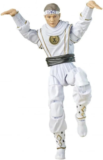 Hasbro Power Rangers x Cobra Kai Ligtning Collection Morphed Daniel LaRusso White Skull Ranger 6"