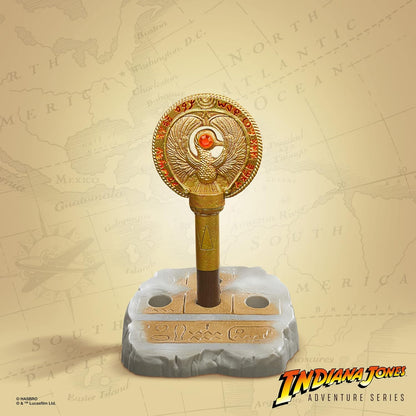 Hasbro Indiana Jones and the Raiders of Lost Ark Adventure Series Staff Ra Headpiece, Light FX, Costume, F8033, Multicolor