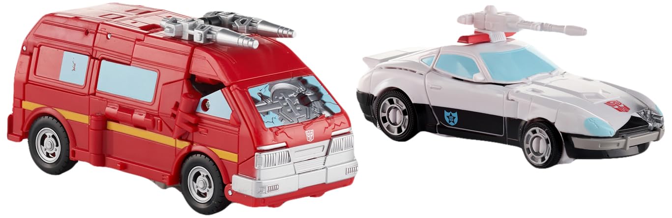 Transformers Toys Studio Series Voyager 86-24BB Ironhide and Deluxe 86-20BB Prowl Toys, Action Figures For Boys and Girls Ages 8 and Up