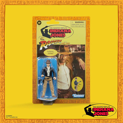 Indiana Jones and The Raiders of The Lost Ark Retro Collection Toy, 3.75-inch Action Figures for Kids Ages 4 and Up (F6076