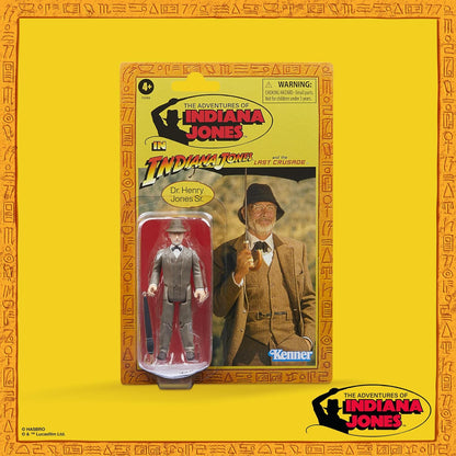 Hasbro Indiana Jones and the Last Crusade Retro Collection Dr. Henry Jones 9.5-cm Action Figure