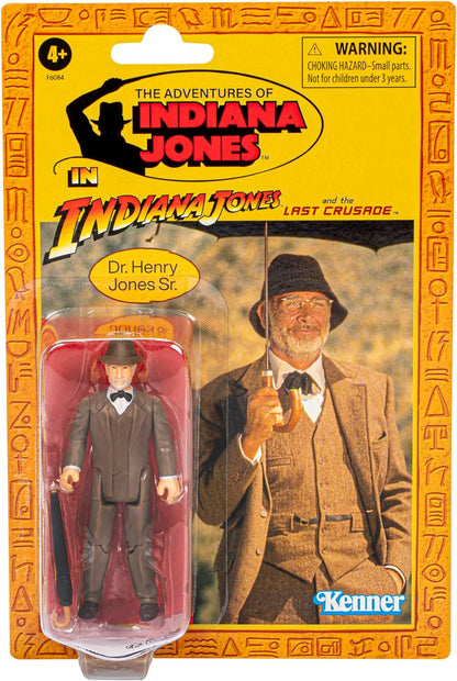 Hasbro Indiana Jones and the Last Crusade Retro Collection Dr. Henry Jones 9.5-cm Action Figure