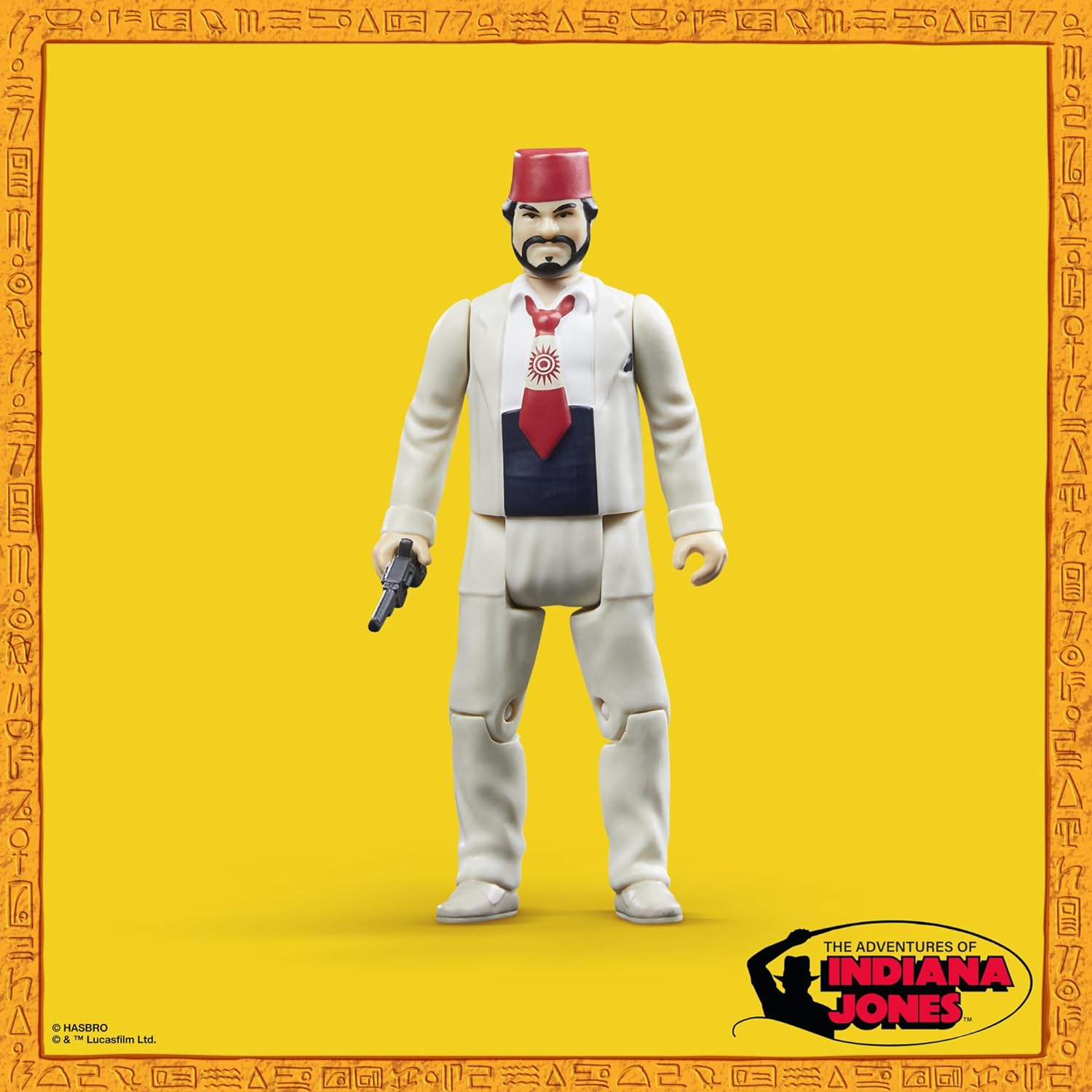 Indiana Jones und der letzte Kreuzzug Retro Collection Sallah Action-Figur, Indiana Jones Action-Figur, 9,5 cm