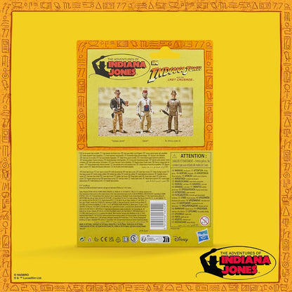Indiana Jones und der letzte Kreuzzug Retro Collection Sallah Action-Figur, Indiana Jones Action-Figur, 9,5 cm