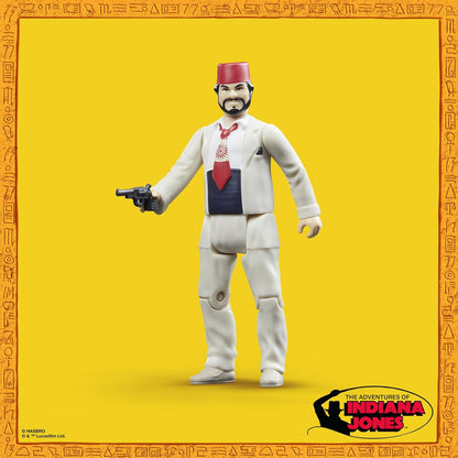 Indiana Jones und der letzte Kreuzzug Retro Collection Sallah Action-Figur, Indiana Jones Action-Figur, 9,5 cm