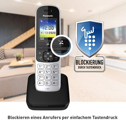 Panasonic KX-TGH710GS Schnurlostelefon silber-schw