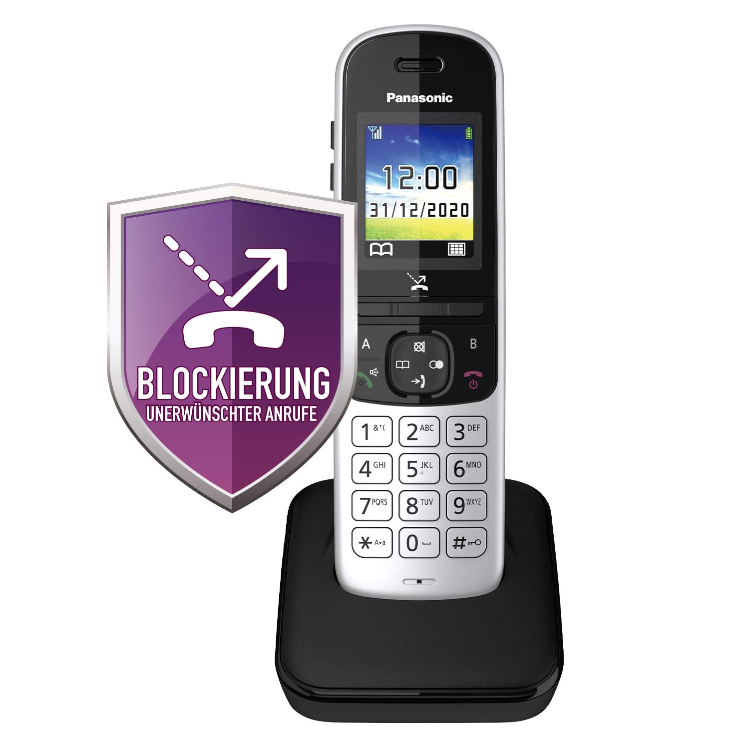 Panasonic KX-TGH710GS Schnurlostelefon silber-schw
