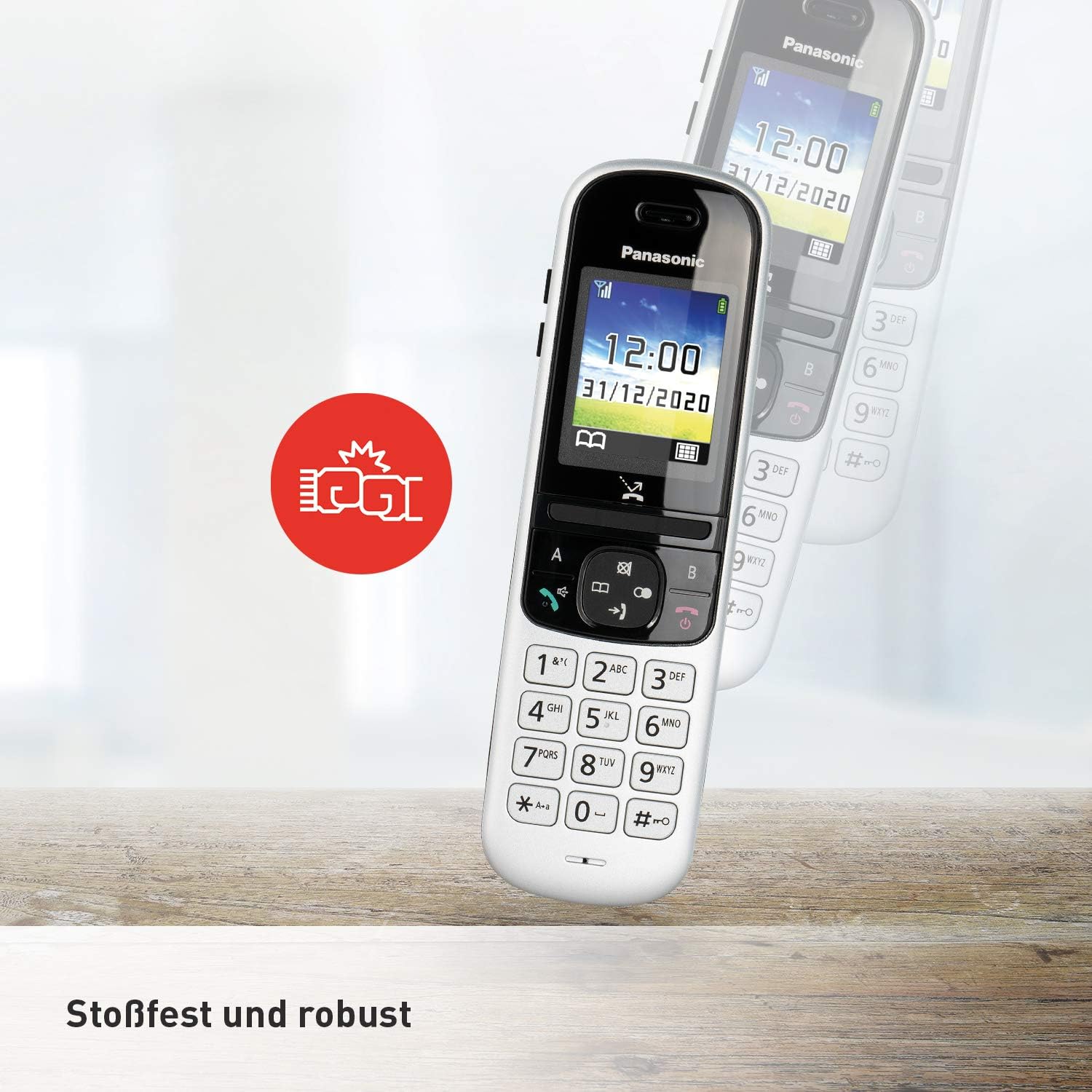 Panasonic KX-TGH710GS Schnurlostelefon silber-schw