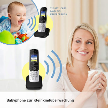 Panasonic KX-TGH710GS Schnurlostelefon silber-schw