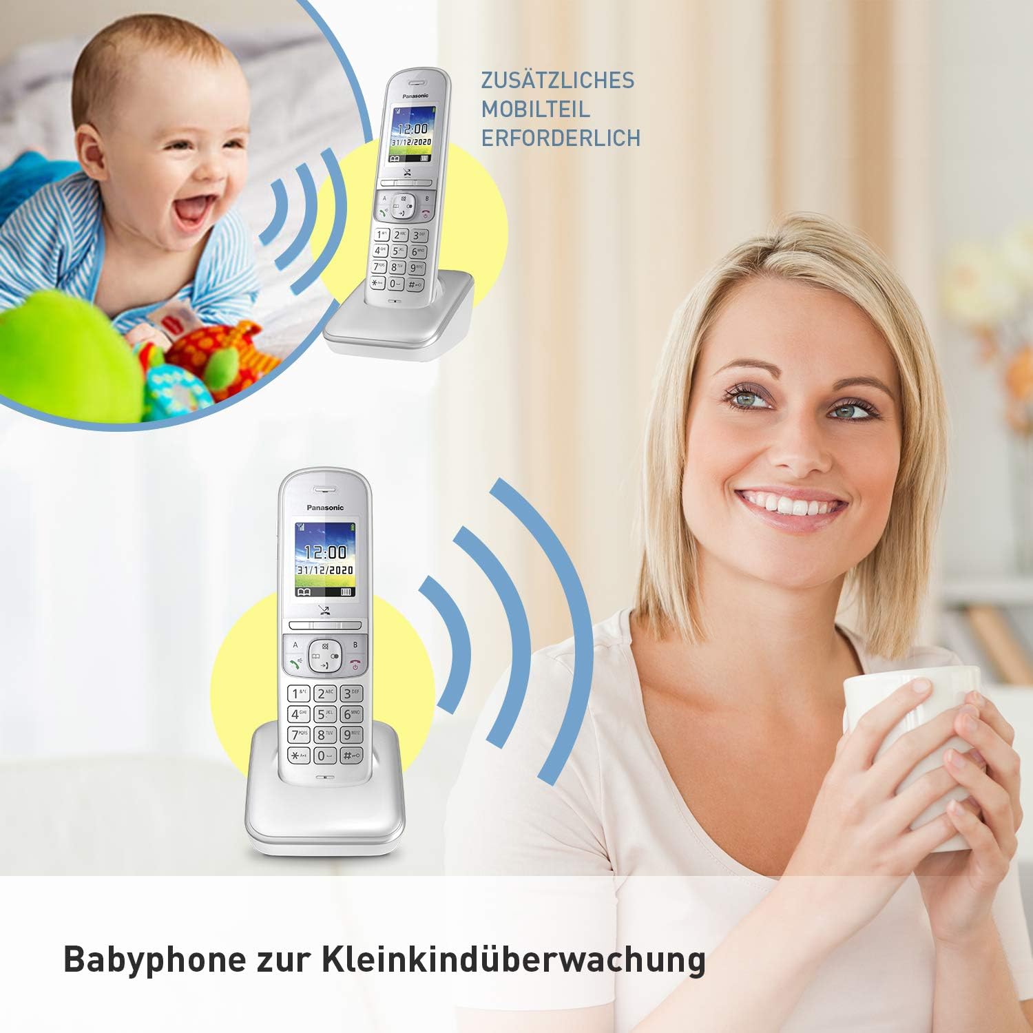 Panasonic KX-TGH710GG Schnurlostelefon silber
