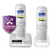 Panasonic KX-TGH722GG Schnurlostelefon-Set mit Anr