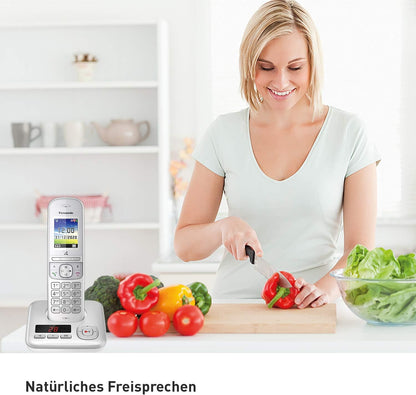 Panasonic KX-TGH722GG Schnurlostelefon-Set mit Anr