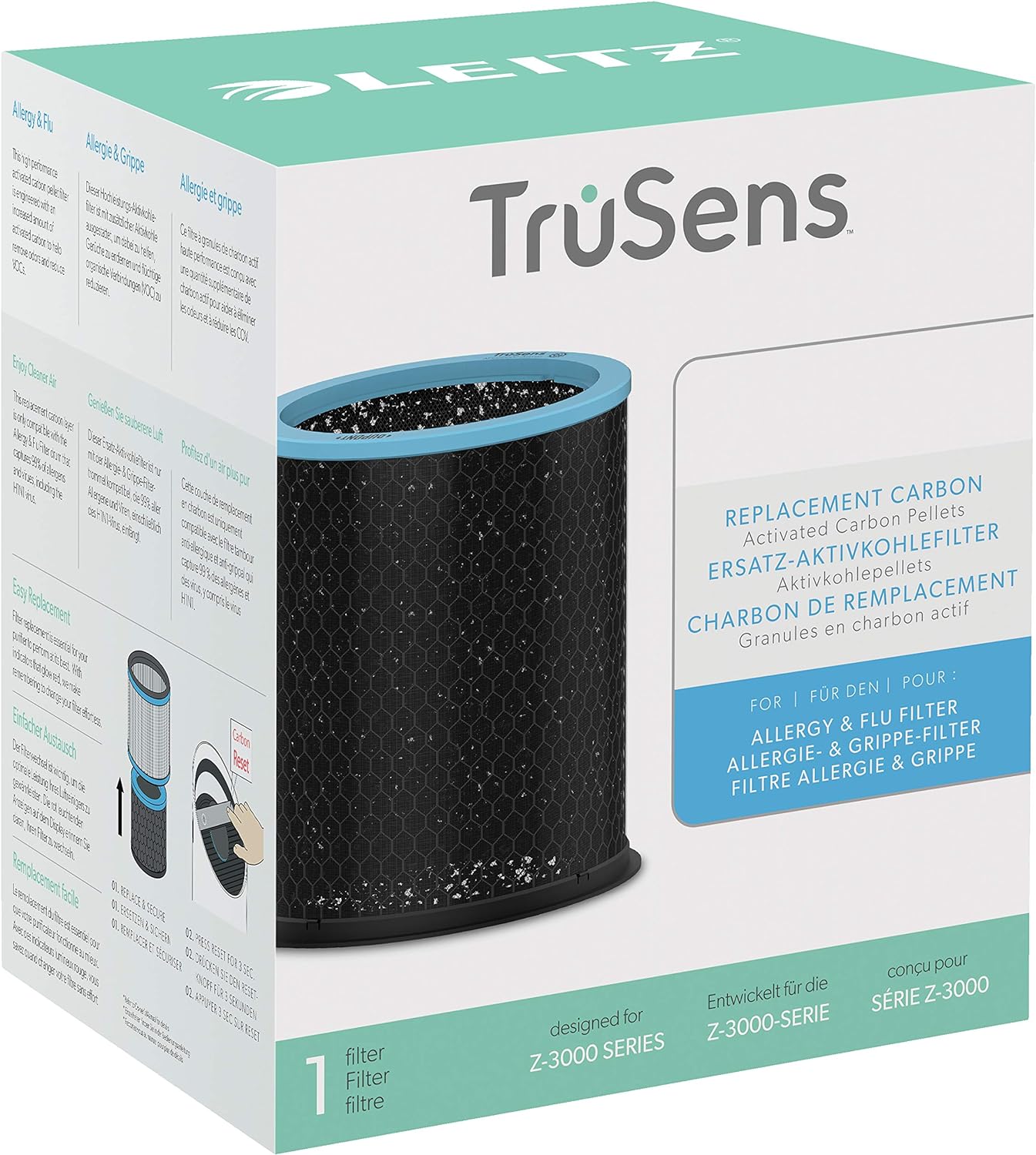 LEITZ TruSens ALLERGIE & GRIPPE Aktivkohlefilter f