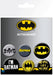 DC Universe Buttons, Aluminium, Mehrfarbig, 14 x 0.3 x 10 cm