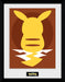 GB eye Pokémon Pikachu Silhouette 25 30 x 40cm Framed Collector Print