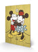 DISNEY - Printing on wood 40X59 - Mickey & Minnie