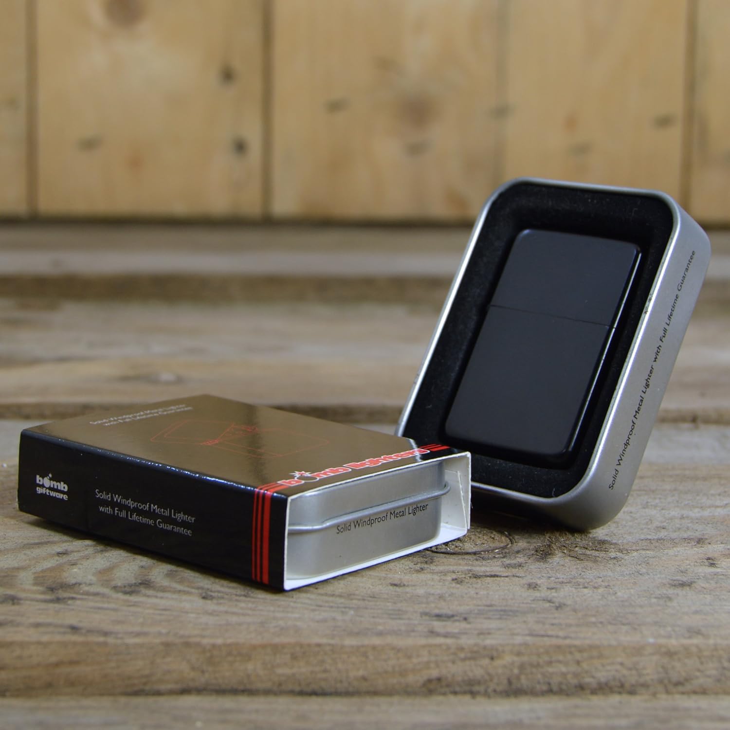 LIGHTER Compatible - Black 'TIN Box'
