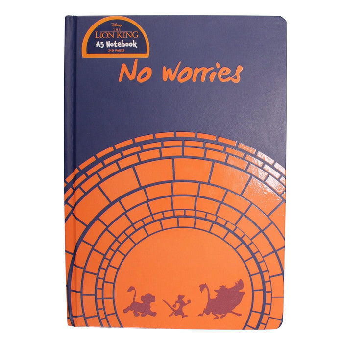 Half Moon Bay Disney The Lion King No Worries A5 Notebook