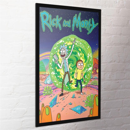 Pyramid International Portal Rick and Morty Maxi Poster, Plastic/Glass, Color, 61 x 91.5 x 1.3 cm