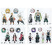 Paladone Demon Slayer Gadget Details - Customize Your Tech with Anime Stickers - 22 Waterproof & Removable Decals