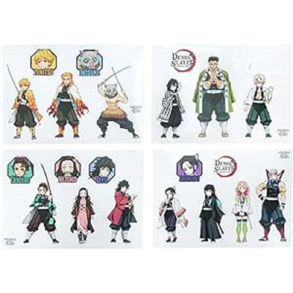 Paladone Demon Slayer Gadget Details - Customize Your Tech with Anime Stickers - 22 Waterproof & Removable Decals