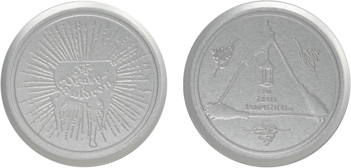 Harry Potter Set of 4 Embossed Metal Coasters