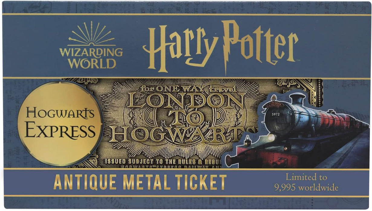 Harry Potter Limited Edition Replica Hogwarts Express Train Ticket