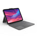 Logitech Combo Touch per iPad (10ª gen - 2022), custodia con tastiera retroilluminata rimovibile con ampio trackpad di precisione e tecnologia Smart Connector, Layout ITA, Graphite