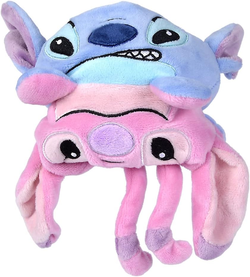 Simba 6315870317 Disney Lilo y Stitch, Peluche Reversible, 8 cm, 2 Caras, Adecuado para niños a Partir de los Primeros Meses de Vida
