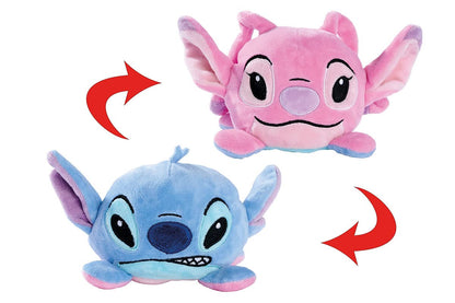 Simba 6315870317 Disney Lilo y Stitch, Peluche Reversible, 8 cm, 2 Caras, Adecuado para niños a Partir de los Primeros Meses de Vida